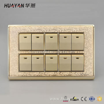 special design 10 gang wall switch directly sale